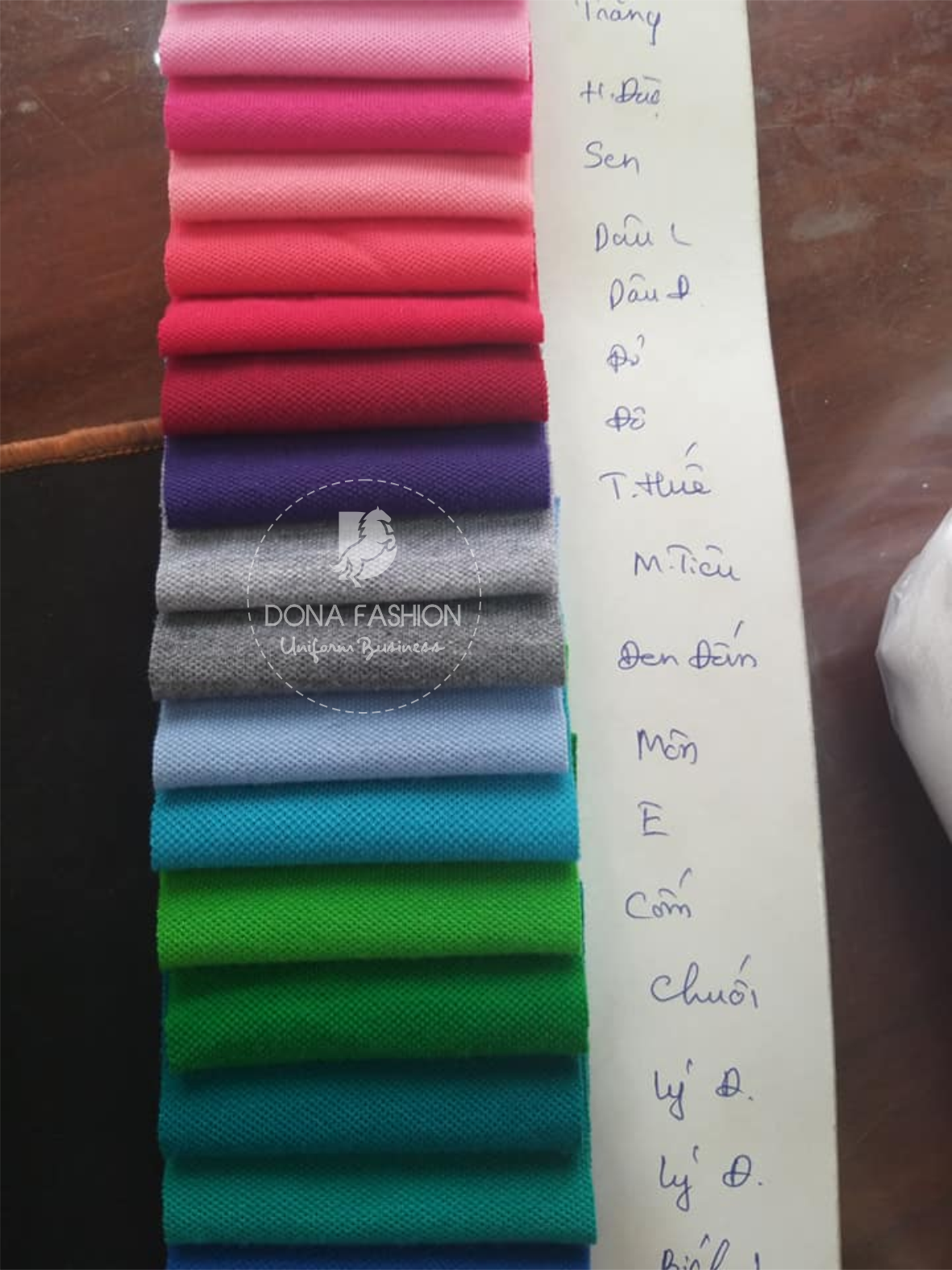 VẢI THUN CÁ SẤU PE 4C